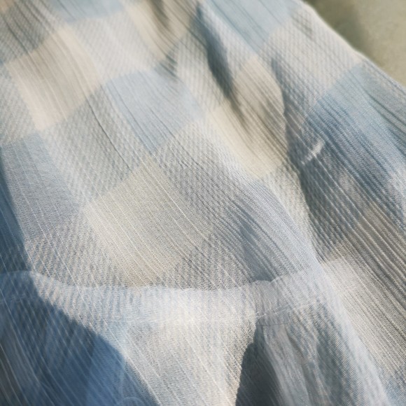 Lauren Ralph Lauren Womens Georgette Blue Pullover Blouse Lined chiffon XSP - Picture 7 of 9